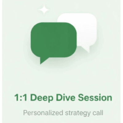1:1 Deep Dive Session